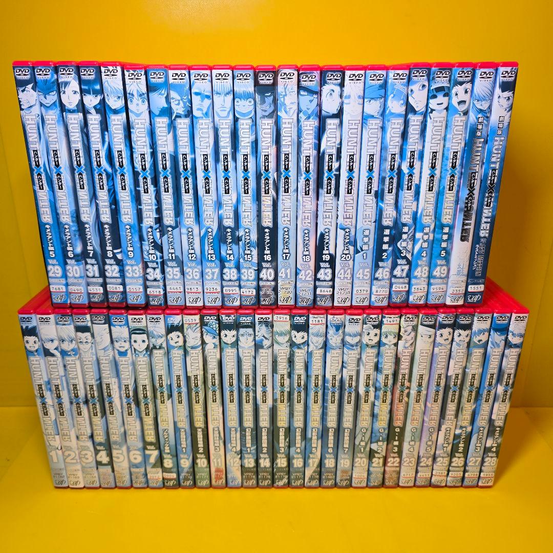 新品ケース交換済み　ハンターハンター【DVD】全49巻 + 劇場版 2作品 新品ケース交換済み HUNTER×HUNTER ハンターハンター【DVD】全49巻 +