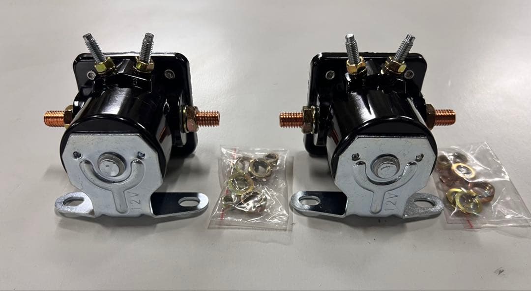 ハイドロ　#6ハイプレッシャーホース 1.5m×２本とソレノイド3個