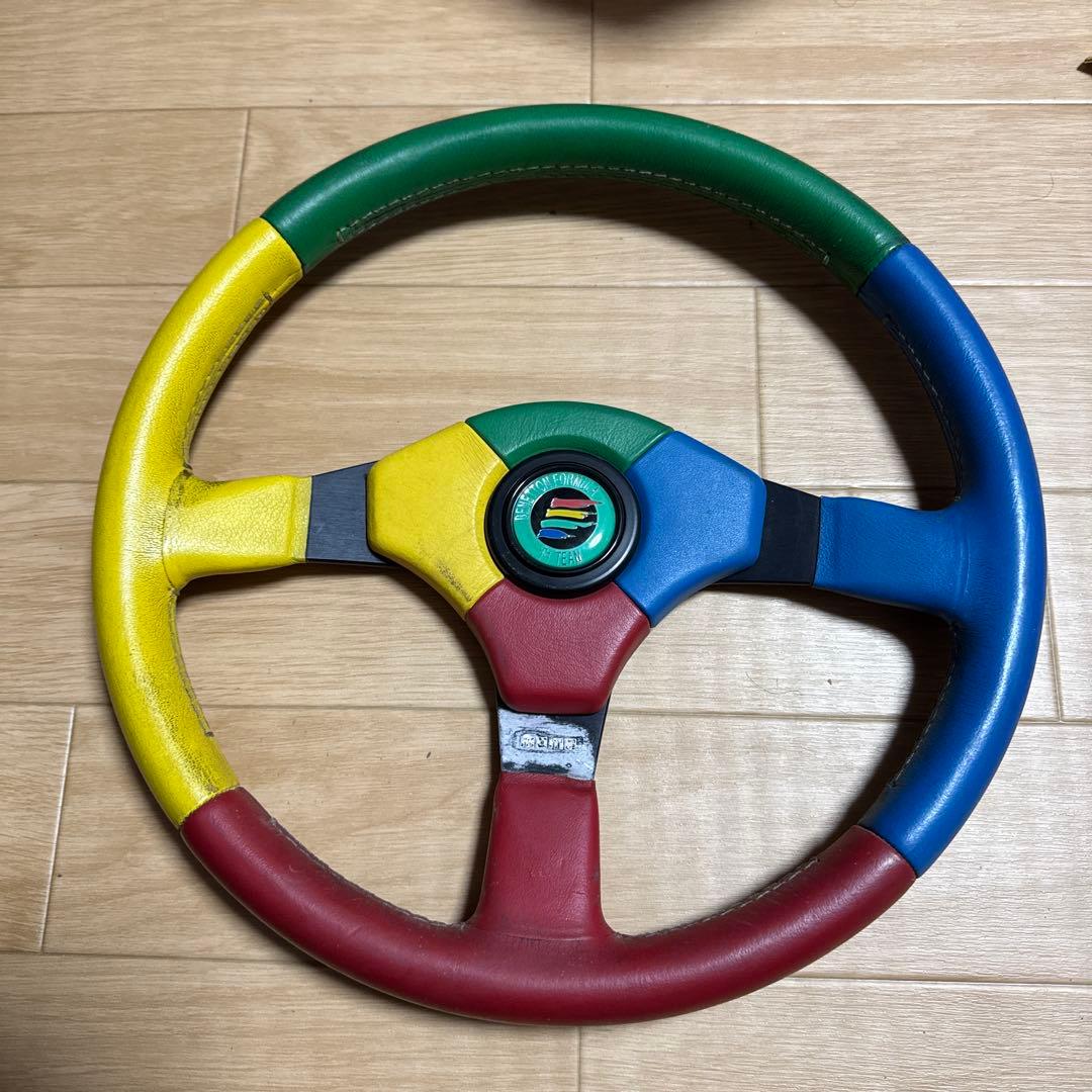 momo モモベネトンF1 TEAMステアリングハンドル MOMO Benetton momo