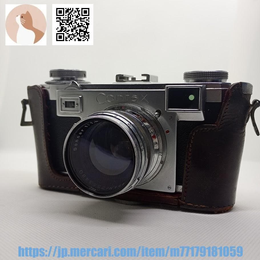 整備済完動品】Contax Ⅱa CD SonnarJena 5cm F1.5 - メルカリ