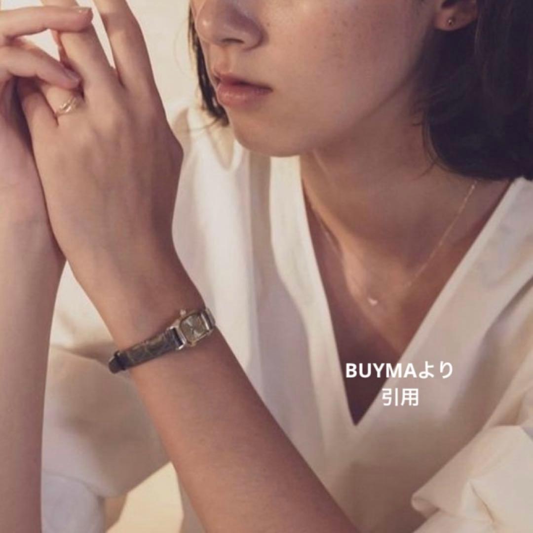 ete 腕時計 オクタゴンフェイス クロコダイルレザーベルト