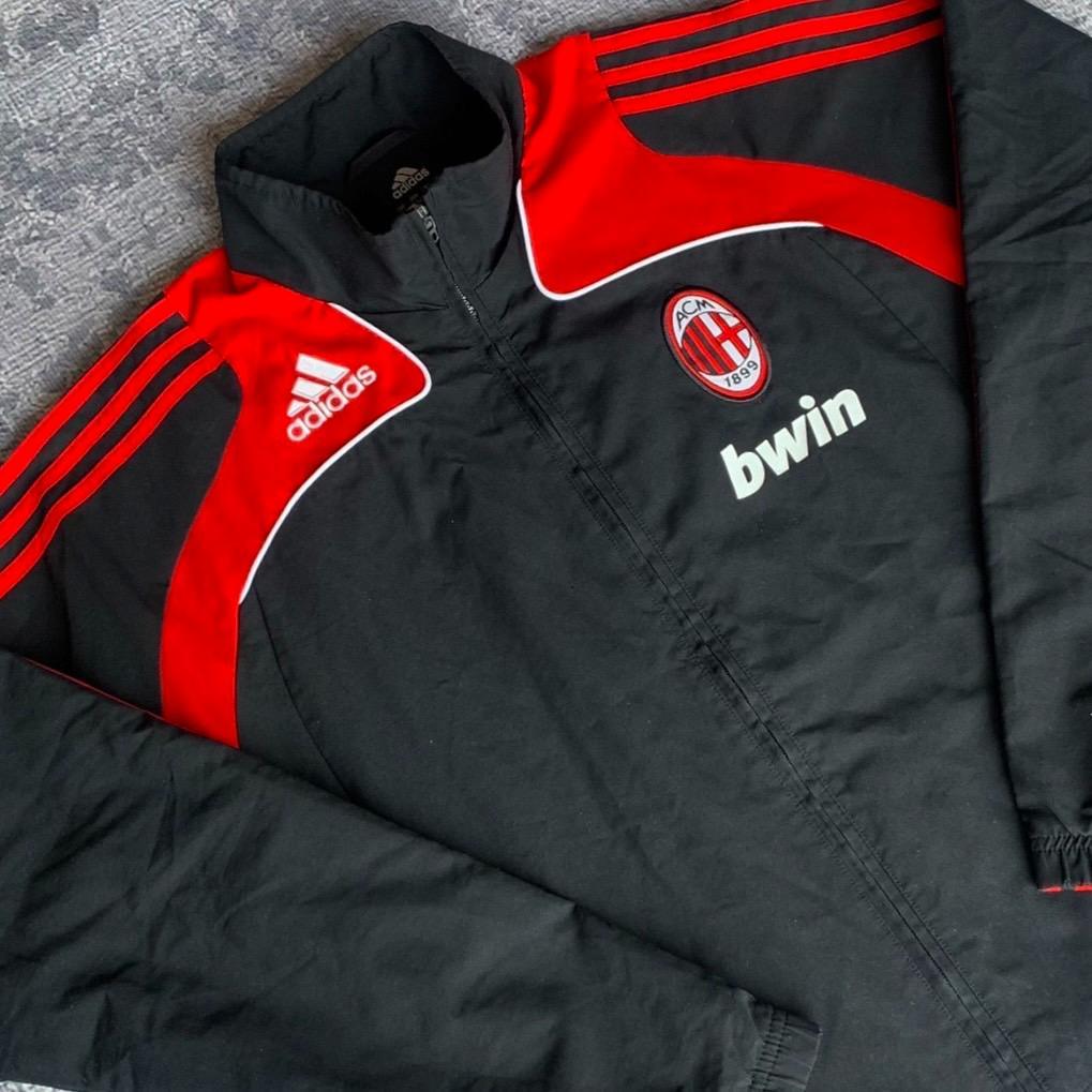 菅田将暉着用】アディダス ACミラン セットアップ 刺繍ロゴ 00S 黒 赤