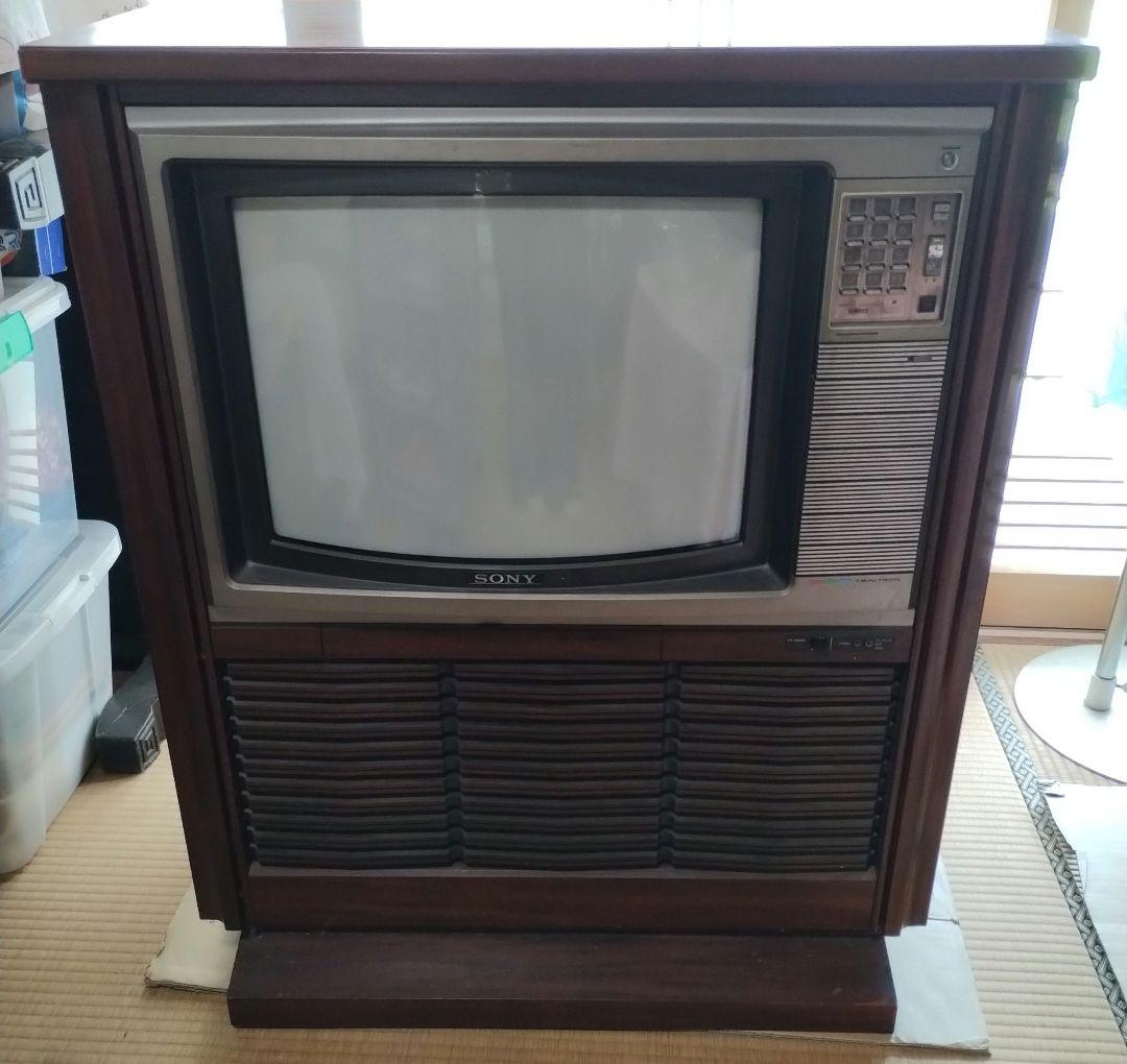 SONY 昭和レトロ 家具調大型テレビ ジャンク品 - メルカリ