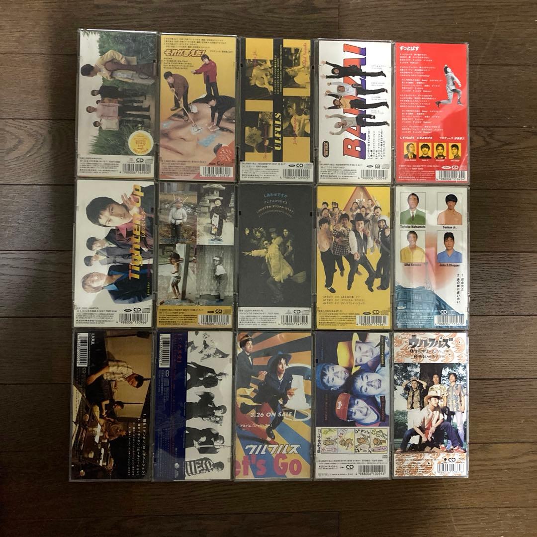 最終出品】ウルフルズ、ぢ大黒堂 8cm シングルCDまとめ売19枚+1枚