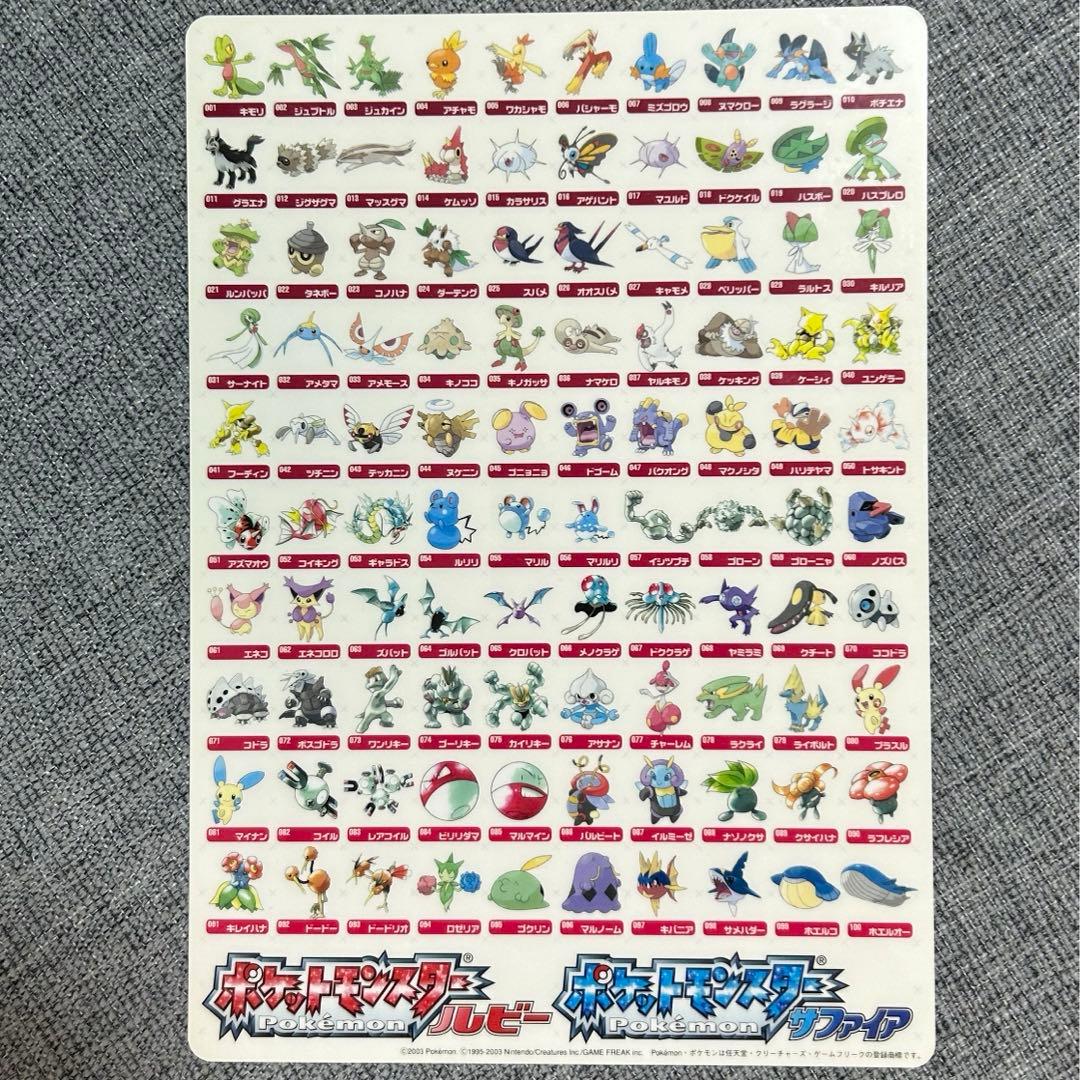 新品未使用品】ポケットモンスター ルビー サファイア ポケモン - メルカリ