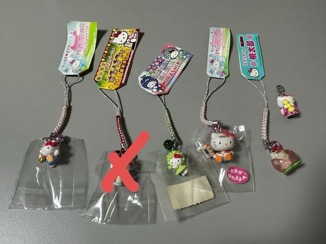 【6個セット】ハローキティ ご当地 ストラップ - 岡山 限定 ハローキティ ご当地ストラップ 岡山県 - メルカリ