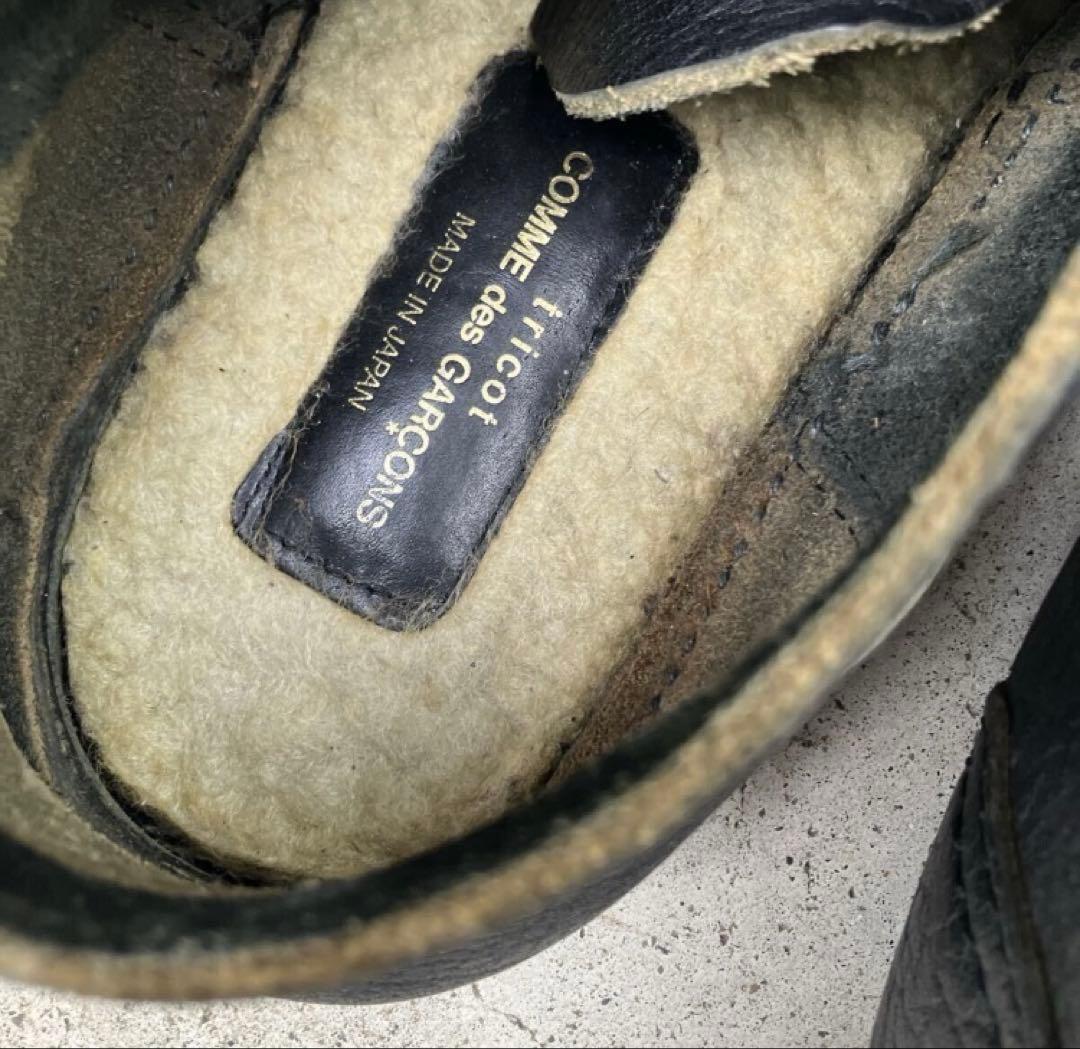 tricot COMME des GARONS 】レザーシューズ シボ革 - メルカリ