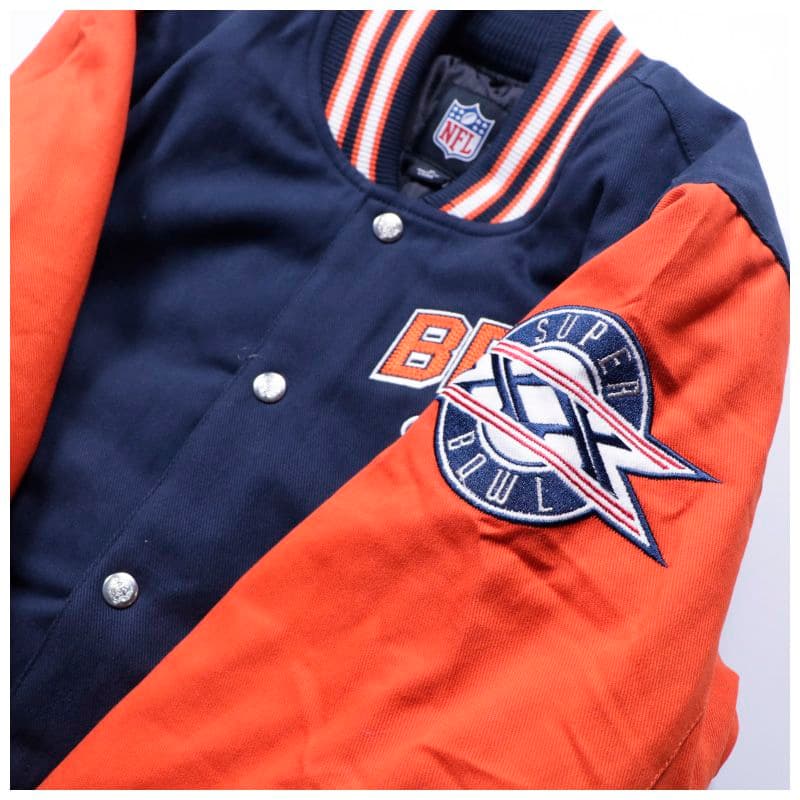 激レア NFL シカゴ ベアーズ チャンピオン 刺繍 スタジャン ジャケットXL