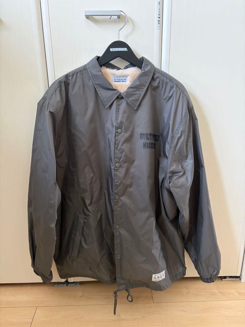 ワコマリア　コーチジャケット　XL WACKO MARIA(ワコマリア) / 舐達麻 / HIGH TIMES / COACH JACKET GREEN