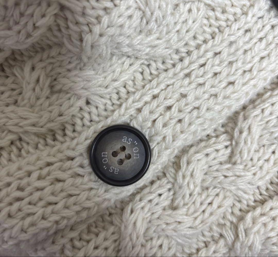 ason ELO TWISTED HOOD CARDIGAN カーディガン - メルカリ