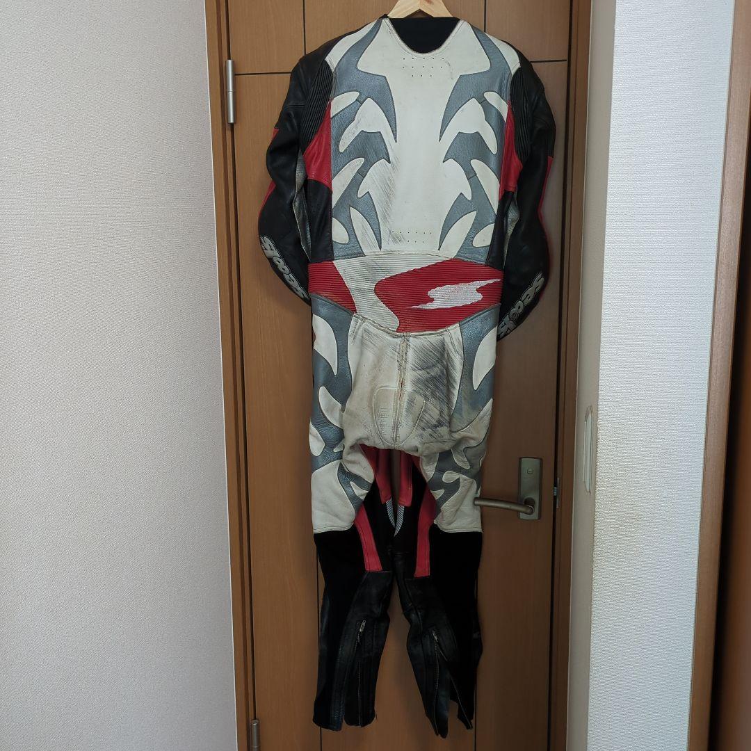 Seool's 革ツナギ 赤黒白