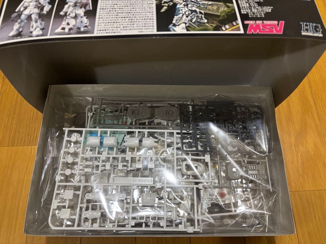ガンプラ HG 1/144MSV ザクII 黒い三連星 ジョニー シン3体セット
