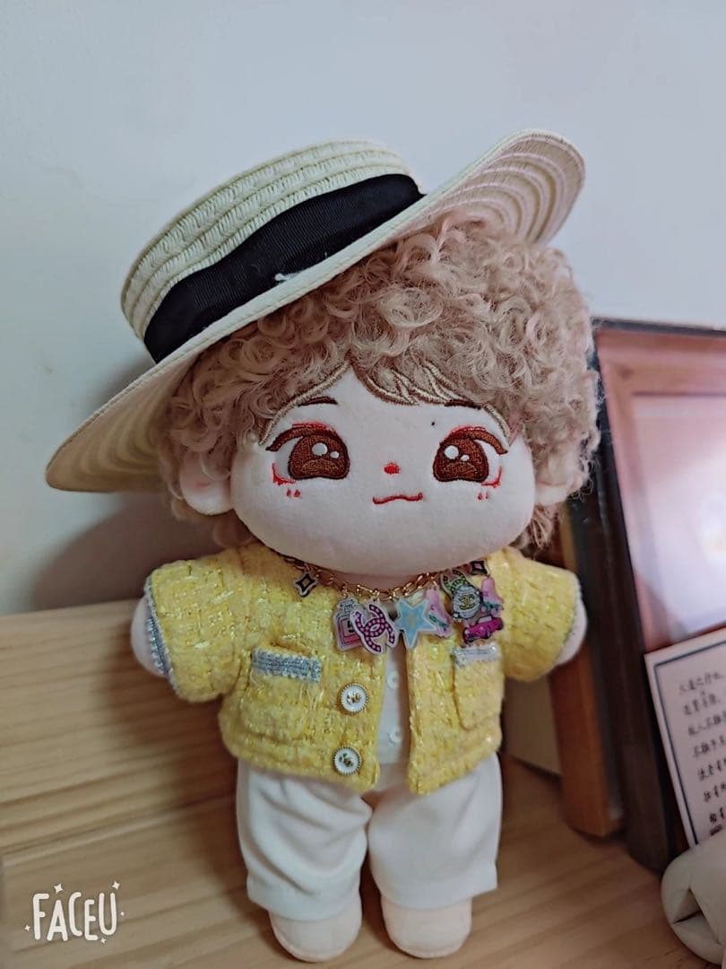 即発送 20cm 王一博 ぬいぐるみ 着せ替え お洋服 0224 帽子付き - メルカリ