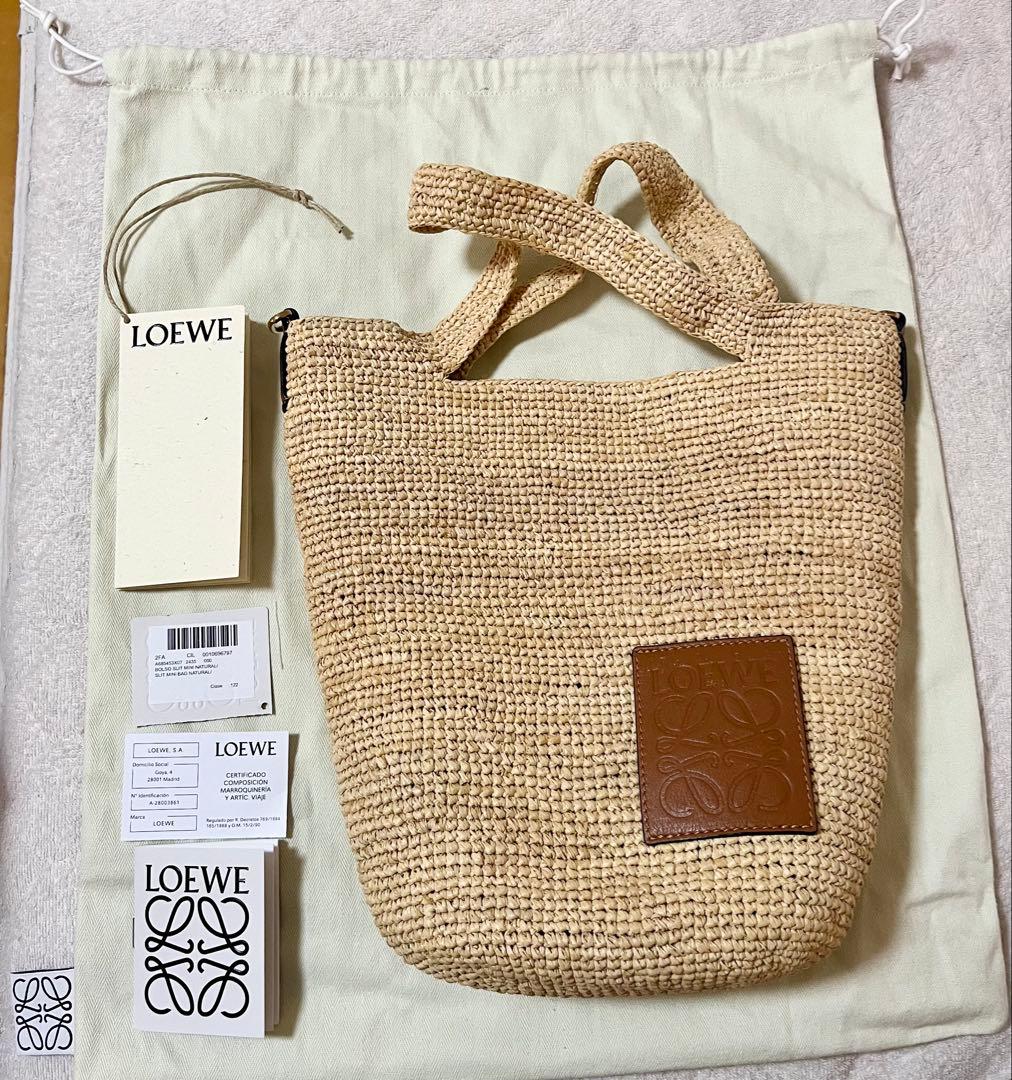 LOEWE スリットバッグ　ミニ LOEWE（ロエベ） かごバッグ SLIT MINI BAG スリットバッグ ミニ