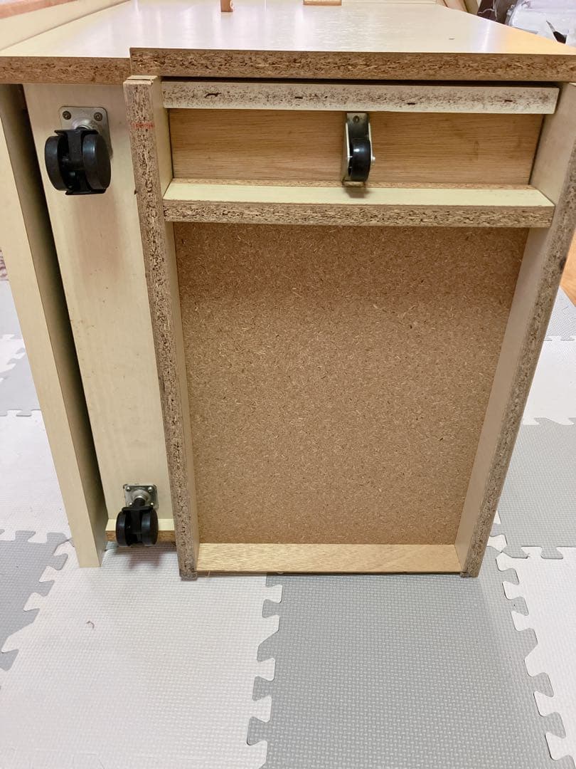 brother ブラザー バタフライテーブル 作業台 コンセント穴付き 木製