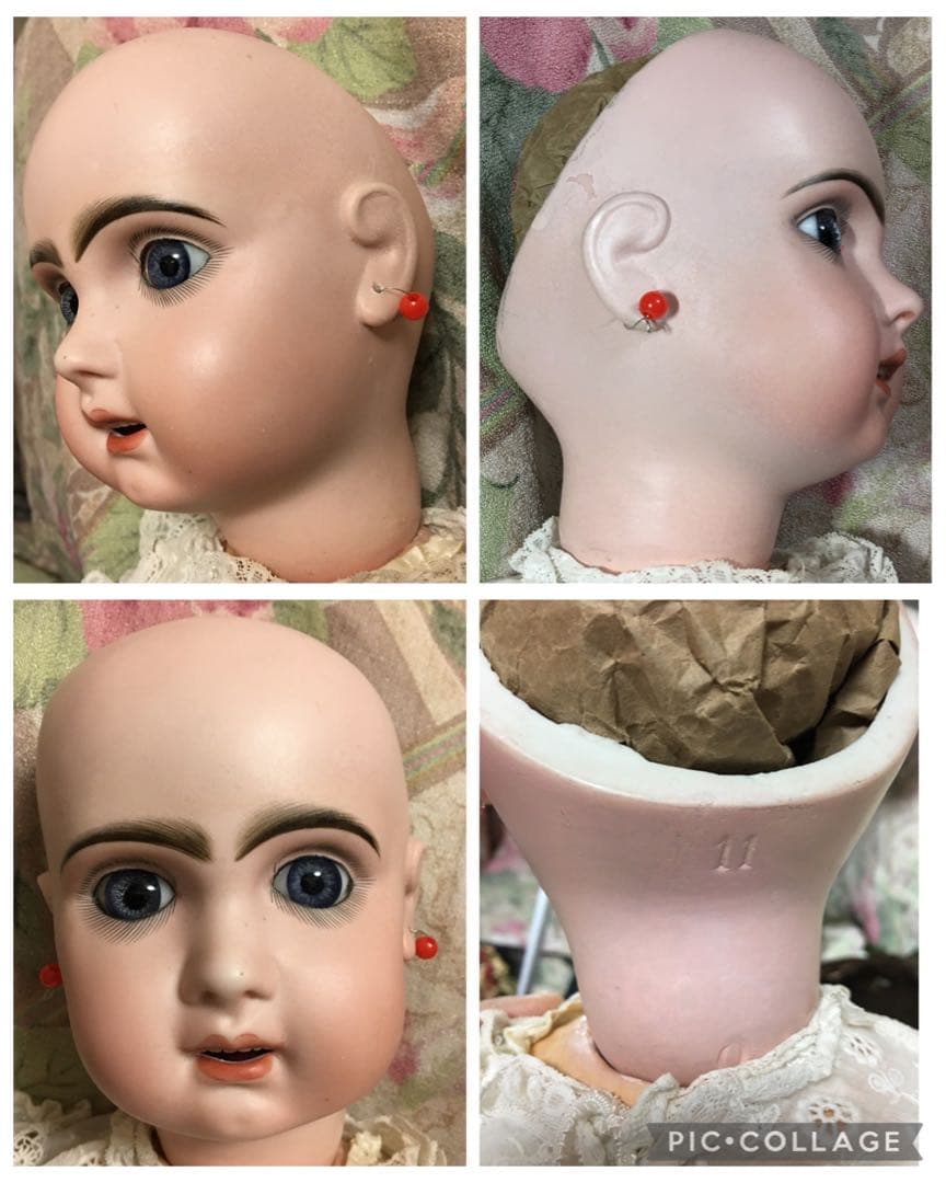 11号 本物 JUMEAU ジュモー フランス アンティーク ビスクドール