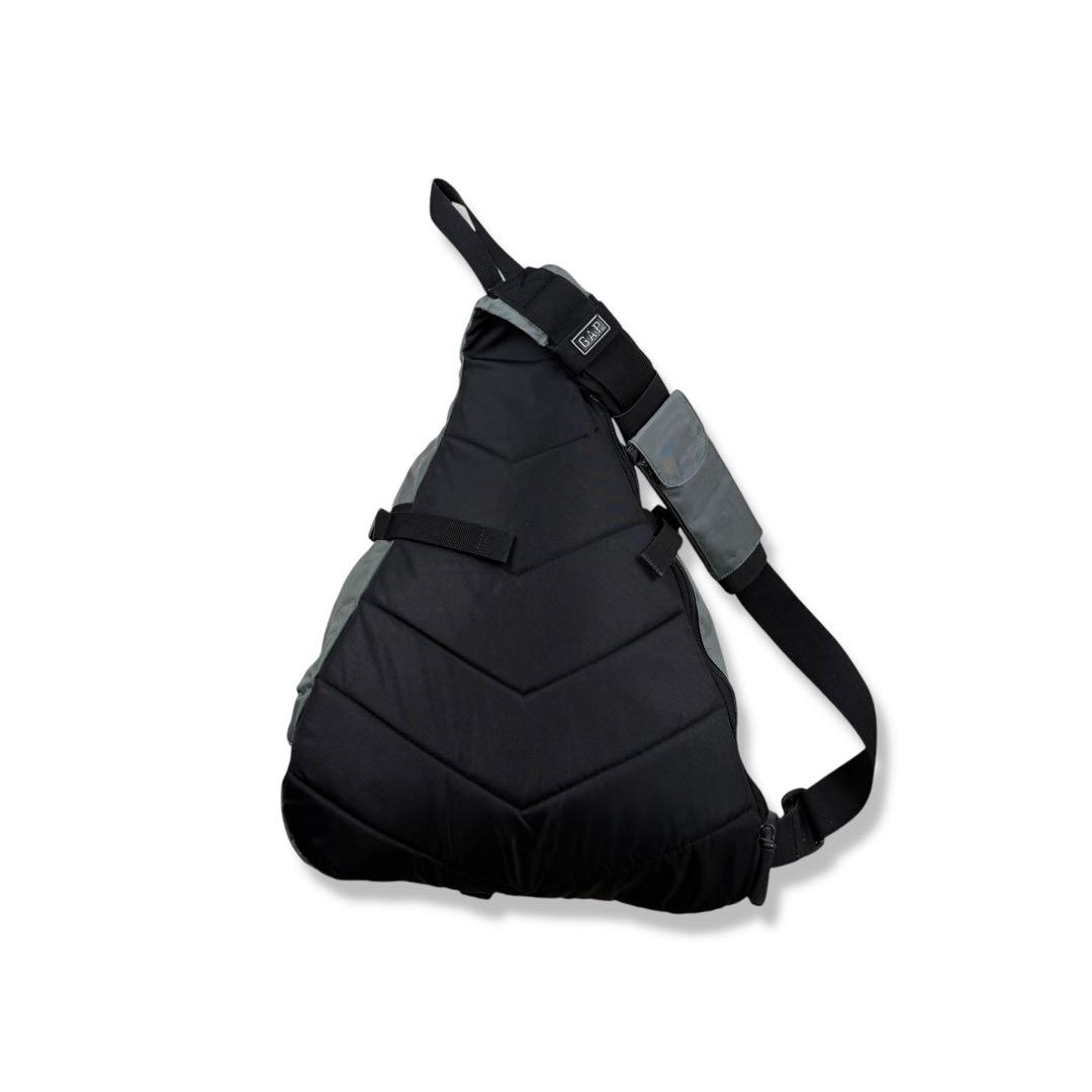 00s Y2K GAP オールドギャップ スリングバッグ ワンショルダー グレー