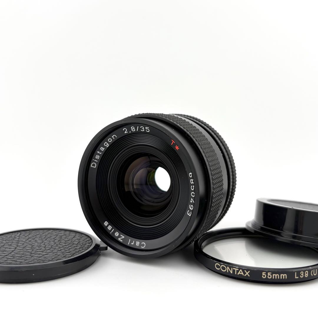 【美品】Carl zeiss Distagon 35mm f2.8 contax CONTAX Carl Zeiss Distagon T* 35mm F2.8 （Y/Cマウント）【美品
