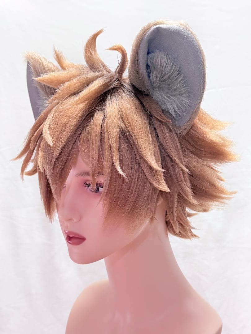 ラギー・ブッチ ウィッグ コスプレ ツイステ つけ耳 尻尾 ㉒ - メルカリ