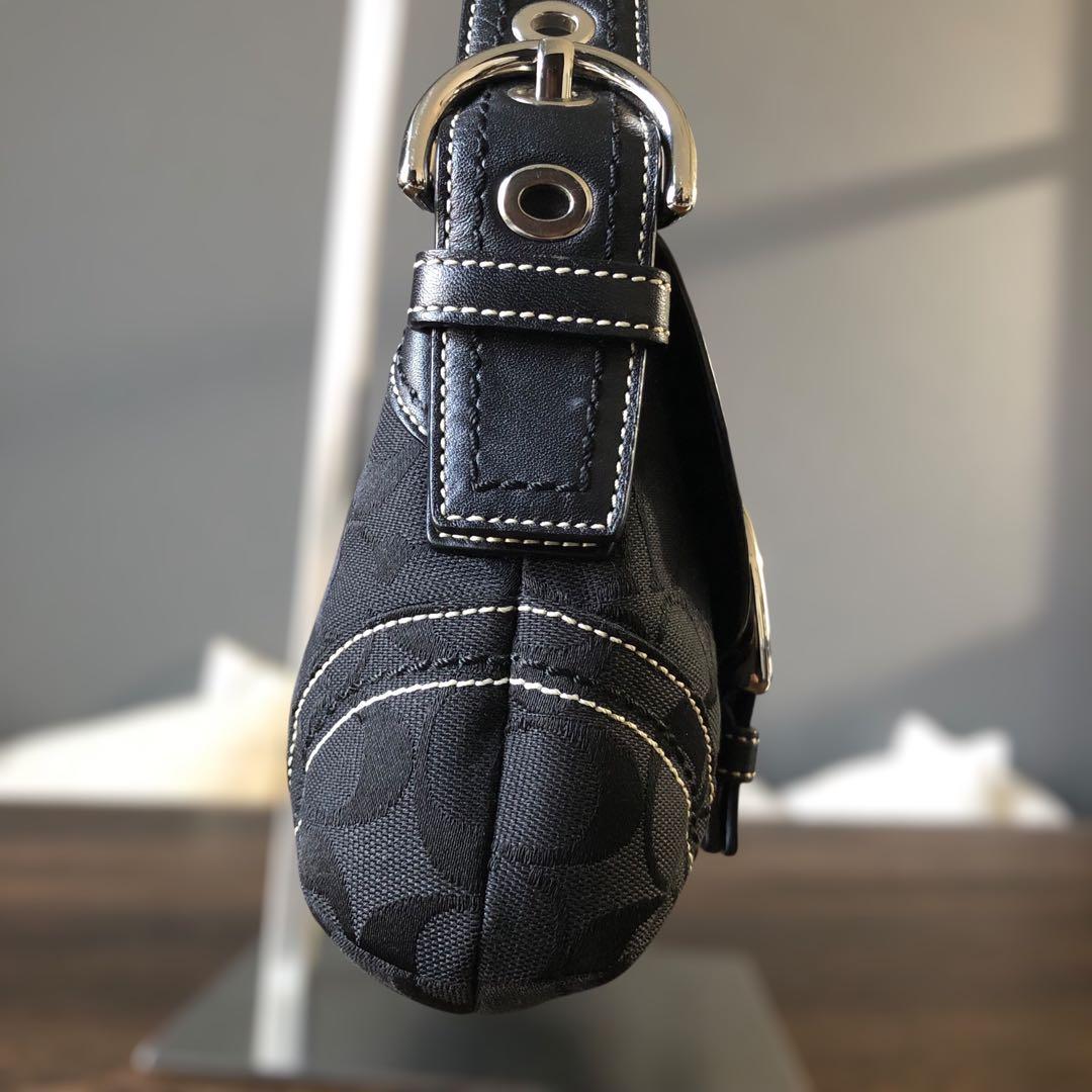 美品 COACH コーチ ソーホーワンショルダー シグネチャー y2k - メルカリ