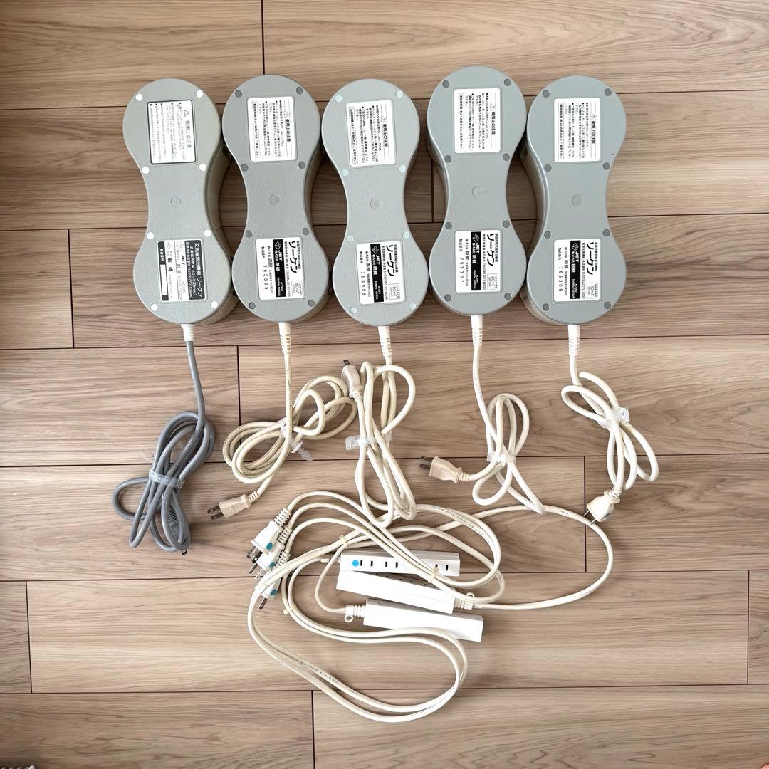 創健 ソーケン 交流磁気治療器 5個セット 延長コード付き - メルカリ