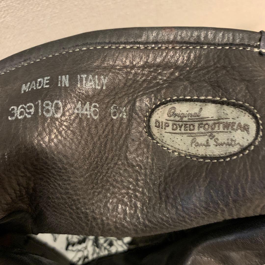 めい【美品】Paul Smith 黒ブーツ UK6.5（25.5cm）