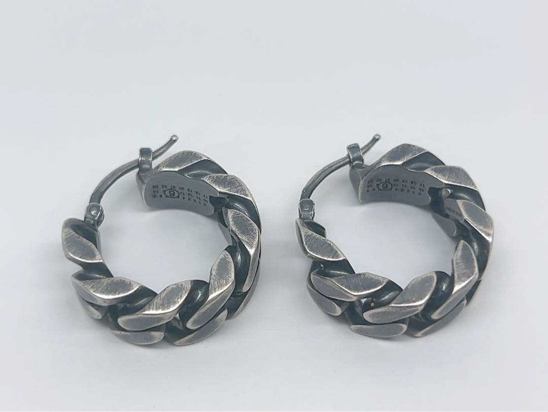 9AA33 新品未使用【MM6 Maison Margiela 】フープピアス - メルカリ