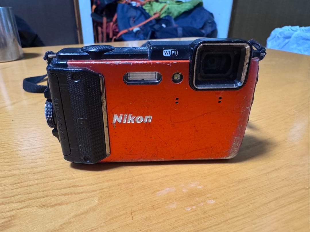 Nikon COOLPIX AW130 コンデジ オレンジ 動作確認済 - メルカリ