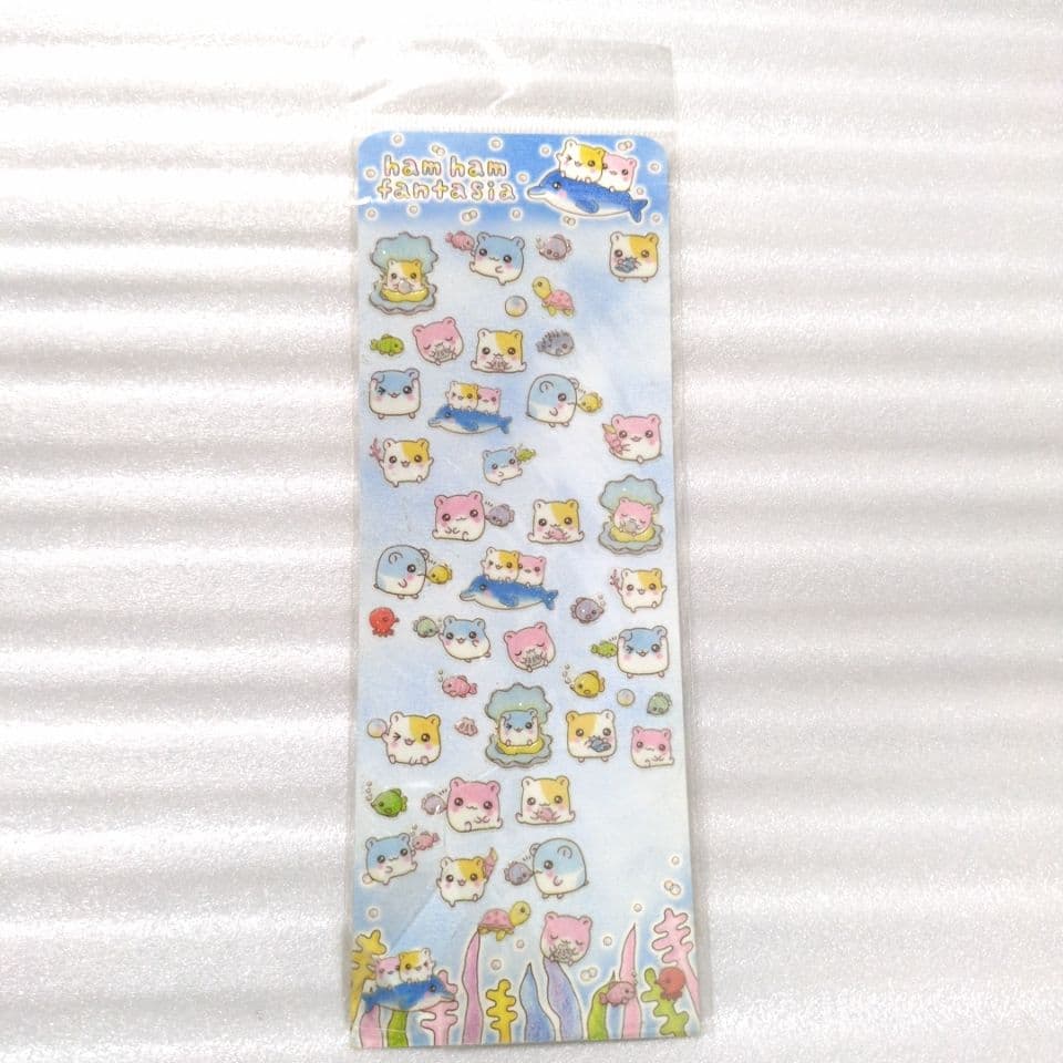 中古 】平成レトロ クーリア ハムハムファンタジア ハムスター シール