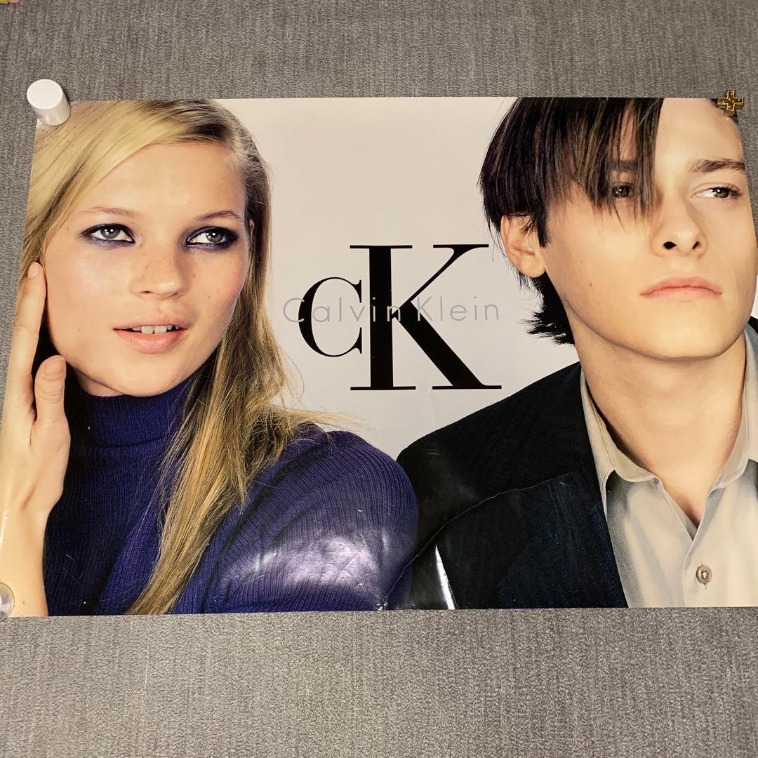 カルバンクライン　ケイトモス　エドワードファーロング　特大ポスター カルバンクライン ケイトモス エドワードファーロング 特大ポスター