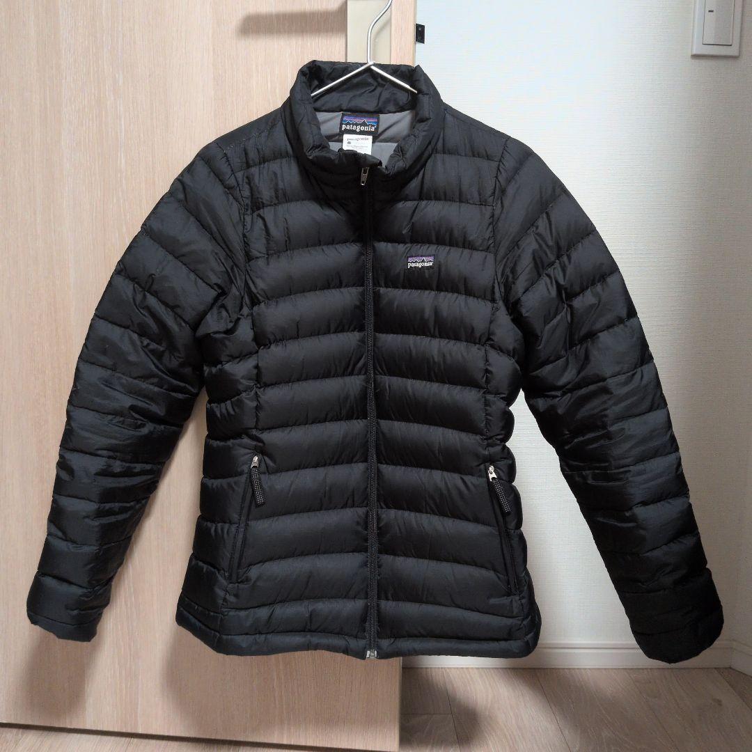 patagonia ダウンジャケット キッズ レディース X L 14ブラック - メルカリ
