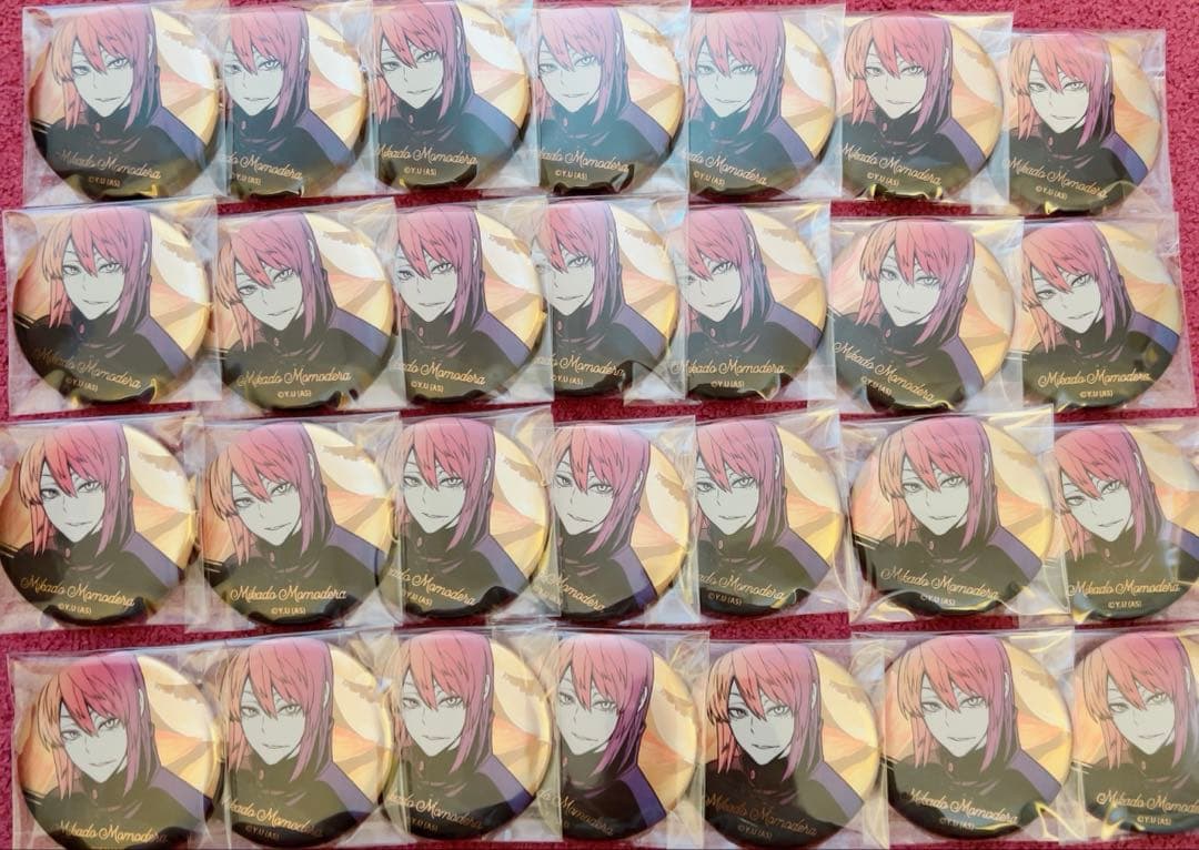 M*I様 28個 桃源暗鬼 桃寺神門 缶バッジ M*I様 28個 桃源暗鬼 桃寺神門 缶バッジ TVアニメ「桃源暗鬼」第3弾