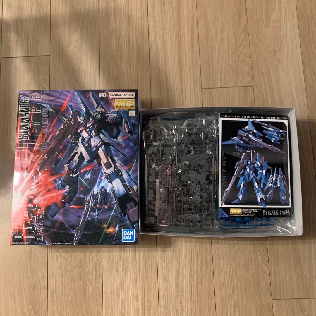 新品未組立 MG RGZ-95C リゼル 隊長機 - メルカリ