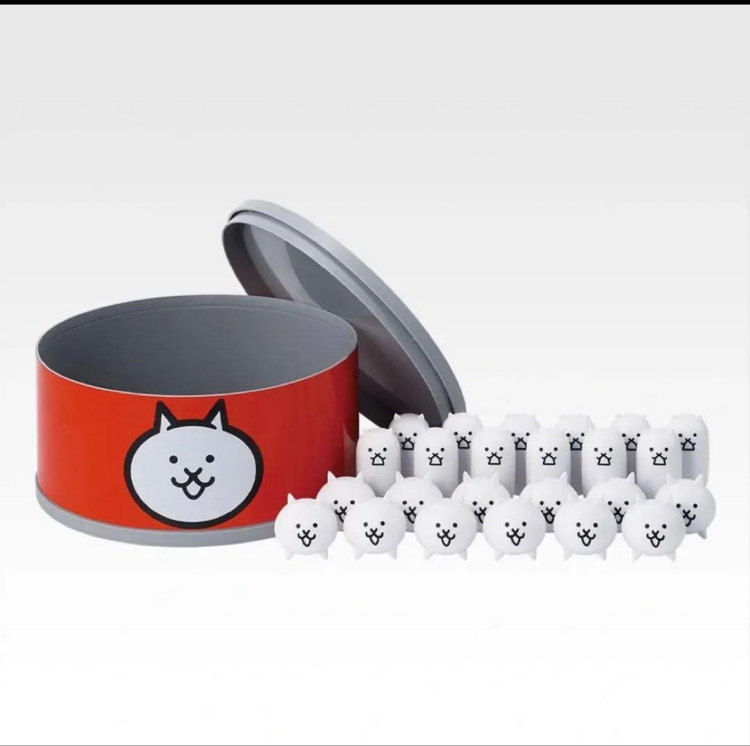 一番くじ にゃんこ大戦争 D賞 ネコカン型ケース付きミニフィギュア24体