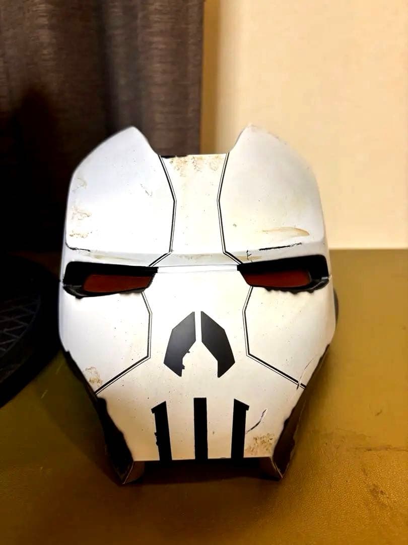 ウォーマシン X パニッシャー ヘルメット ダメージ加工 等身大 1/1