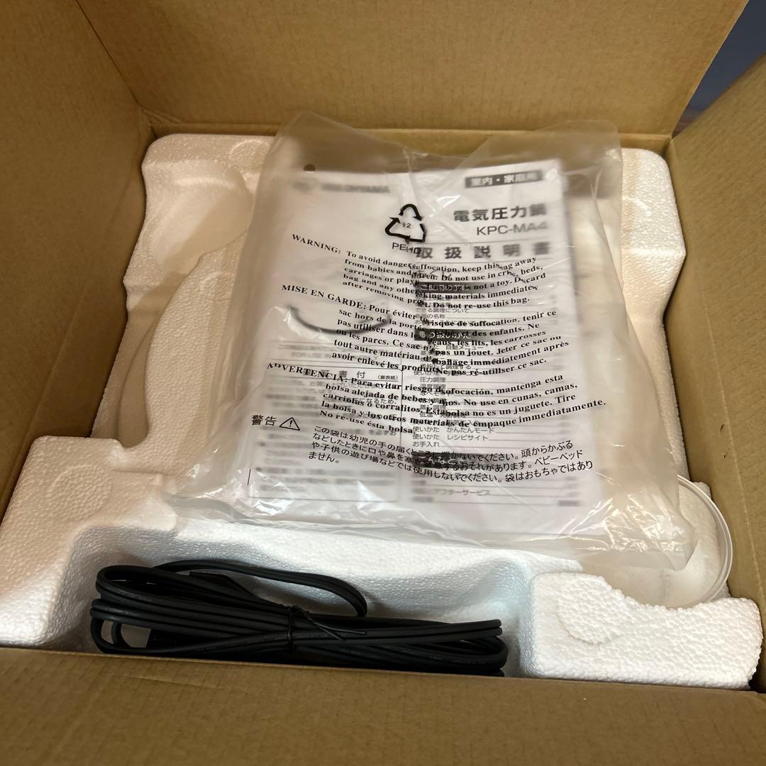 Yこうちゃんアイリスオーヤマ 電気圧力鍋 KPC-MA4-B 4.0L