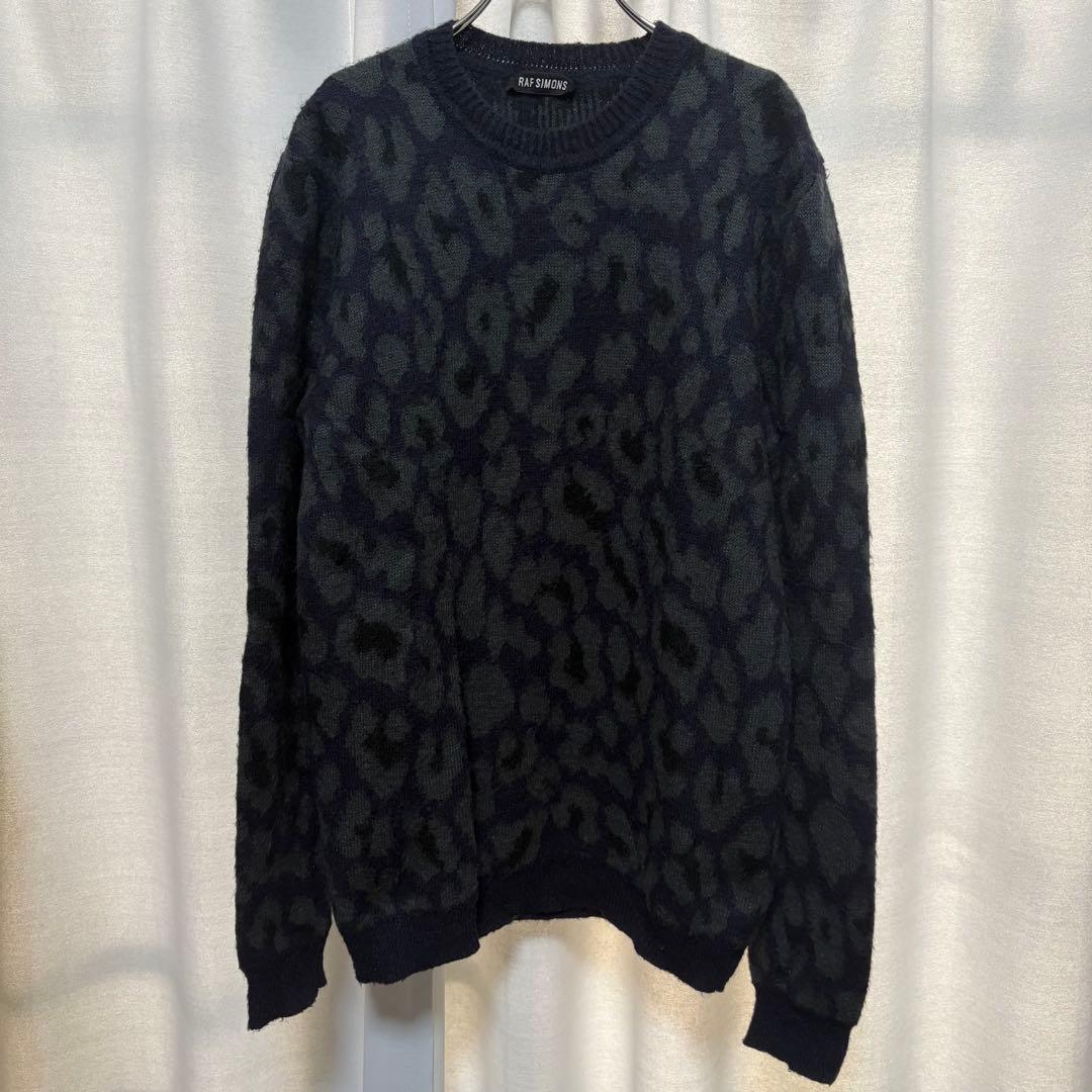 RAF SIMONS Archive レオパード モヘア ニット 096e43d50f6ea5417ea5ec4538f4b8
