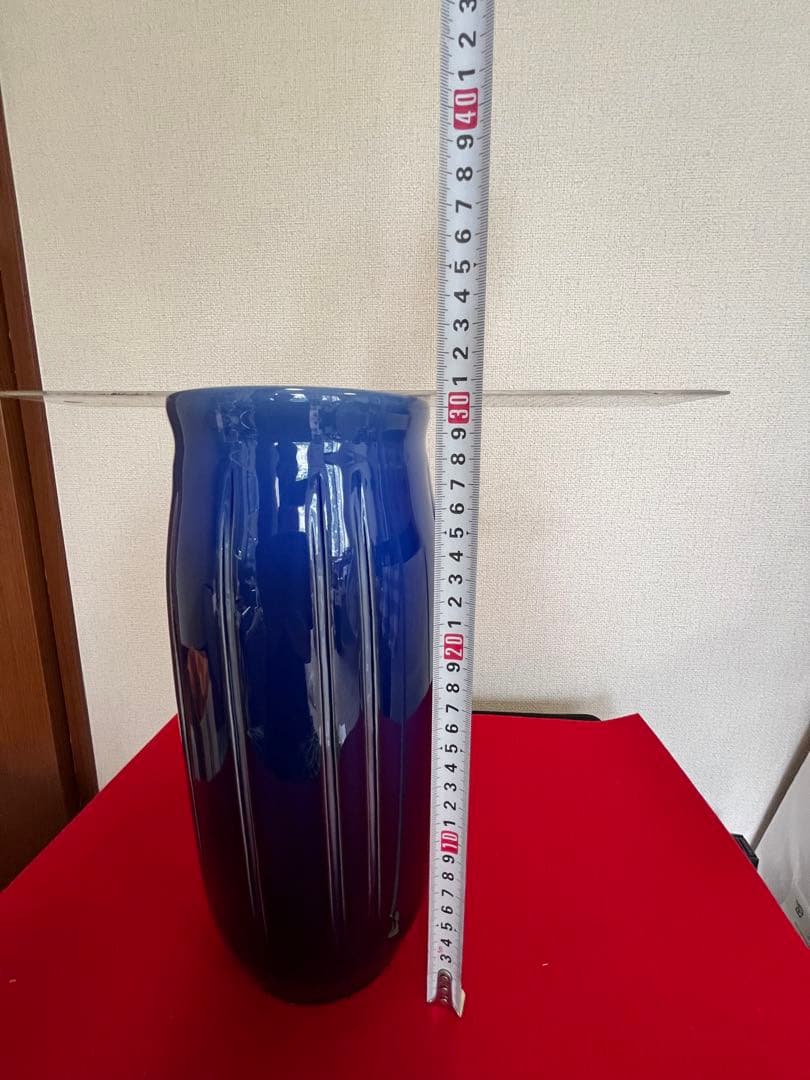 大型 希少筋入】人間国宝 三代 徳田八十吉（正彦銘） 耀彩 花器 T205