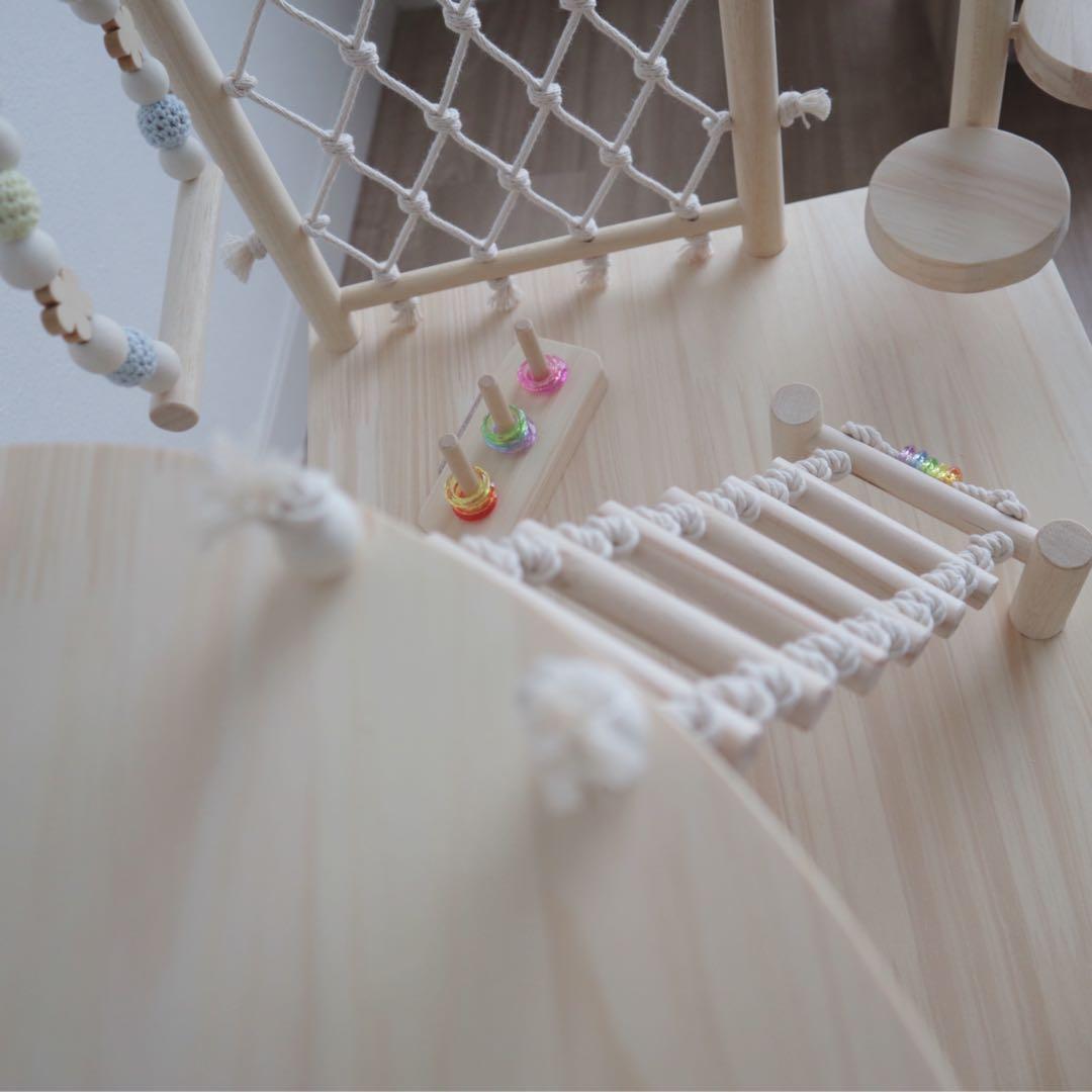 ことりのおおきなあそびば インコ おもちゃ バードジム バードアスレチック