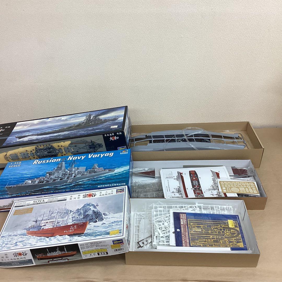 ハセガワ 戦艦大和1/450 宗谷1/350 トランペッター 巡洋艦1/350 - メルカリ
