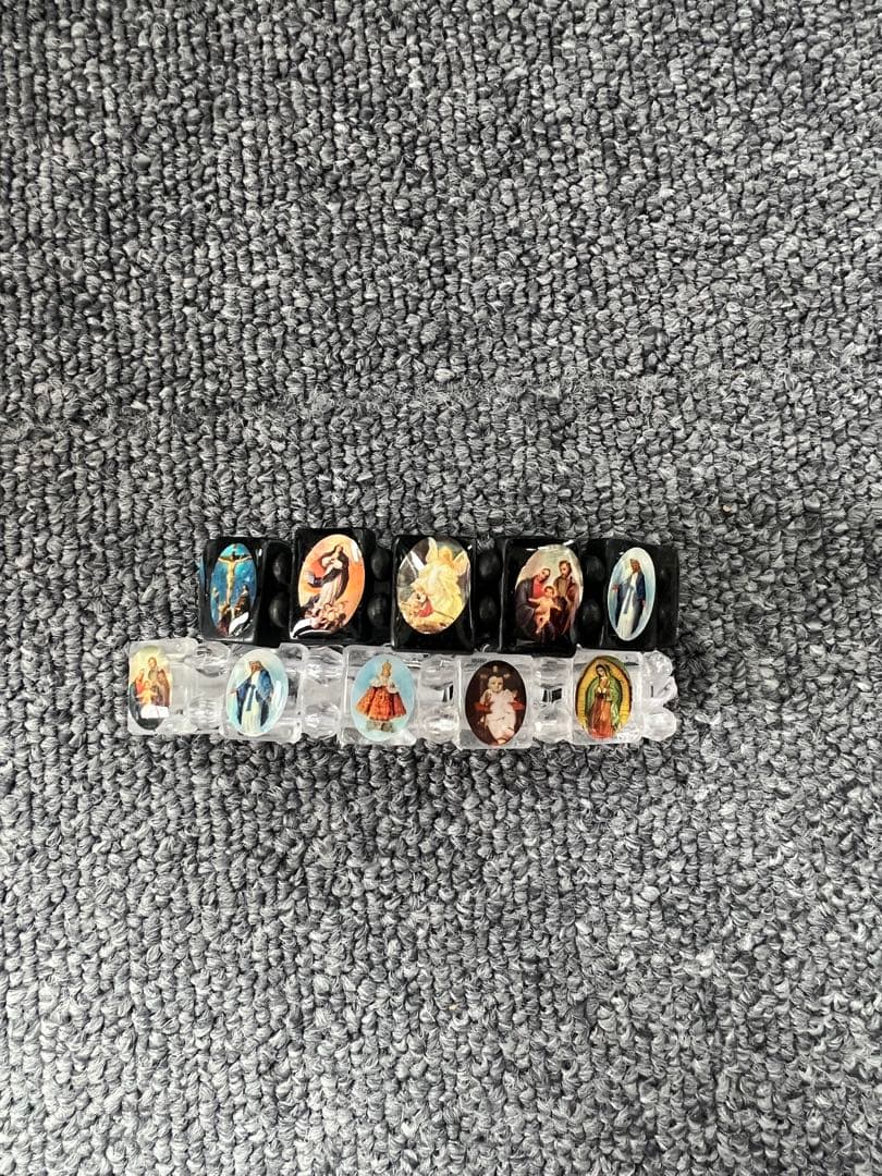 bazo1199 style bracelet ブレスレット 白 黒 2個セット - メルカリ