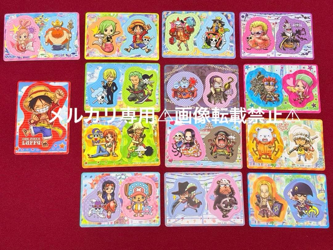 ONEPIECE ワンピース ぺったりキャラ カード マグネット 全種 セット