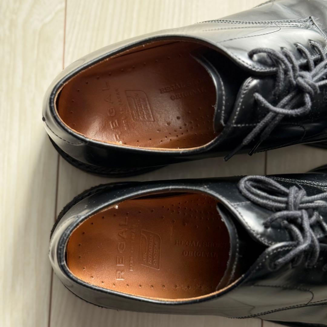 【今日限定価格】REGAL リーガル プレーントゥ 26.5cm ブラック 黒