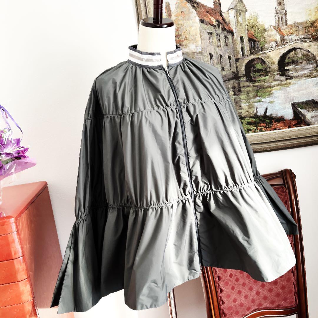 極美品 ファビアナフィリッピ ケープ ナイロン ポンチョ カシュクール