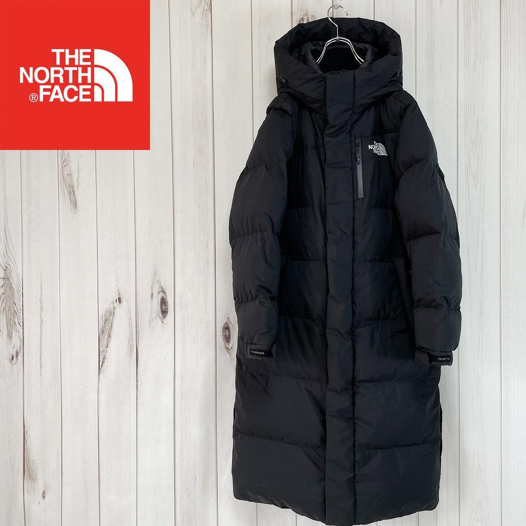 ノースフェイス　ロングダウン　ベンチコート　ロングコート　メンズS　ブラック 良品 ノースフェイス ロングダウン ベンチコート メンズS ブラック