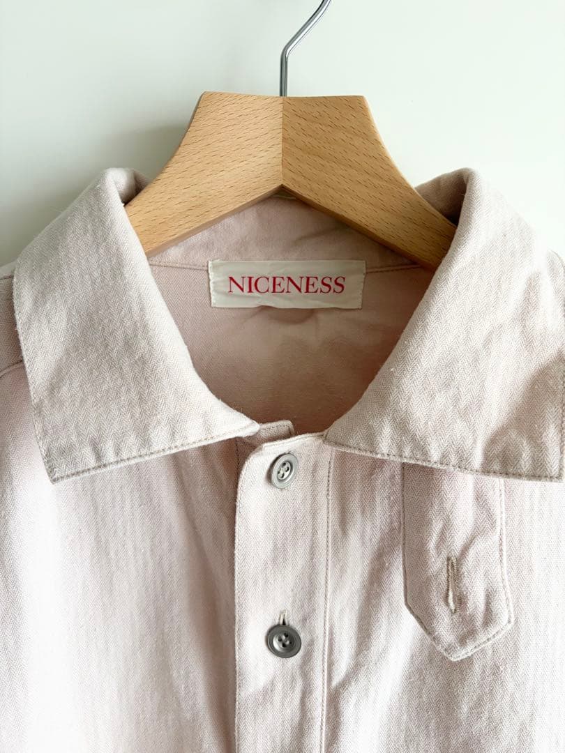 NICENESS WILDE プルオーバーシャツ スモック リネン シルク M - メルカリ