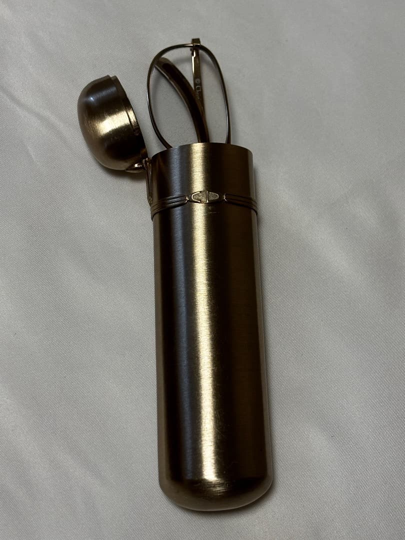 Christian Dior Vintage メガネ ゴールド メガネケース付き Christian