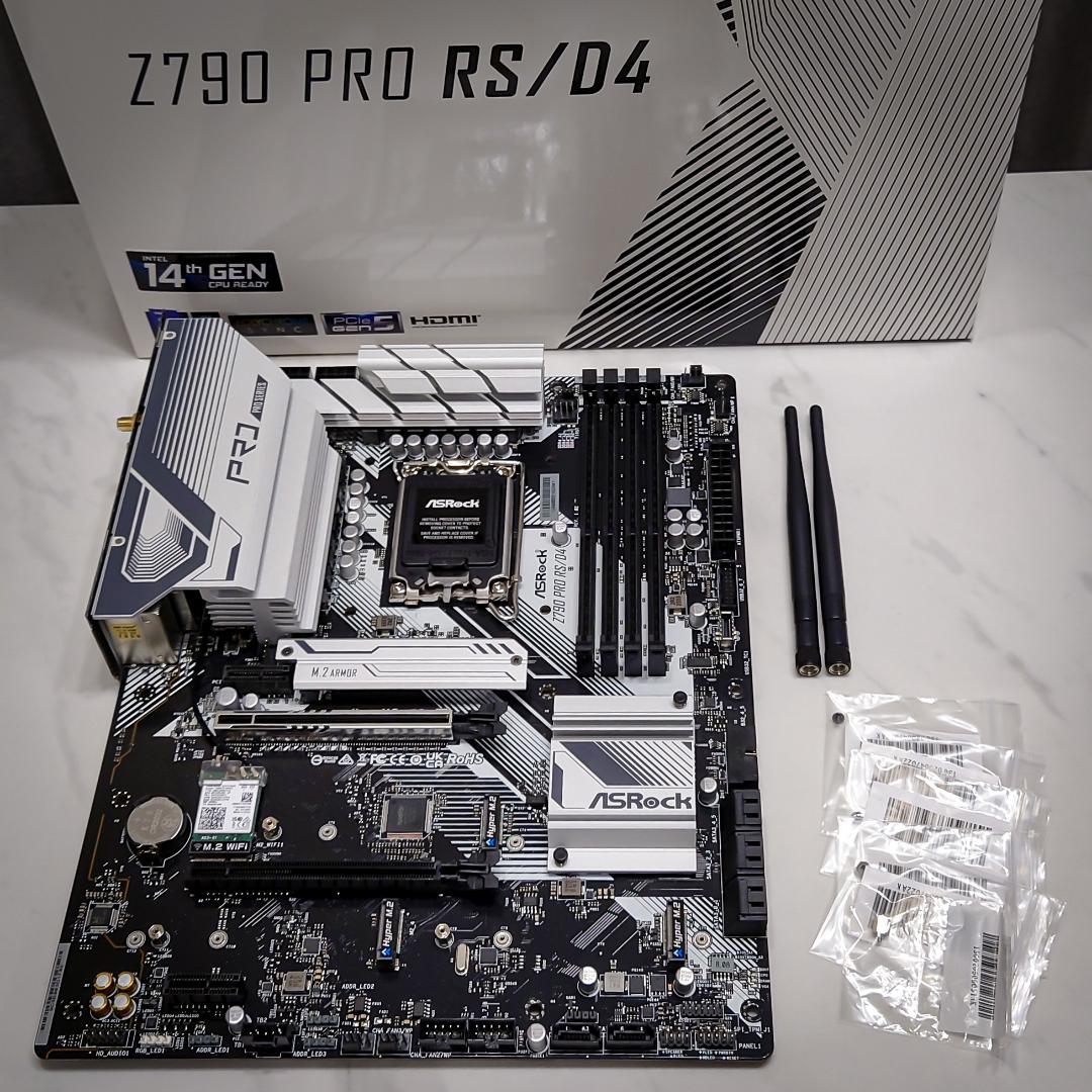 スピード発送・訳あり】ASRock Z790 Pro RS/D4 WiFi付 - メルカリ