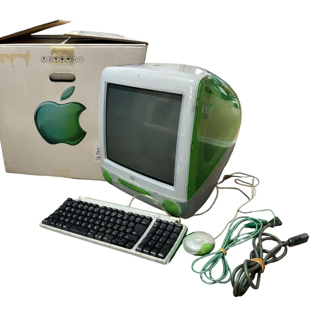 imac 初期 スケルトングリーン デスクトップ PC アイ マック