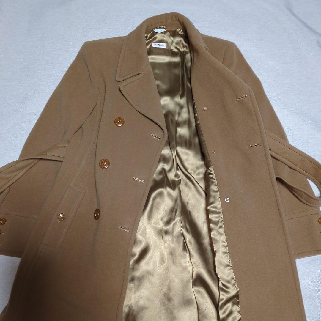 《美品》MAX&Co. キャメル ダブルブレストコート